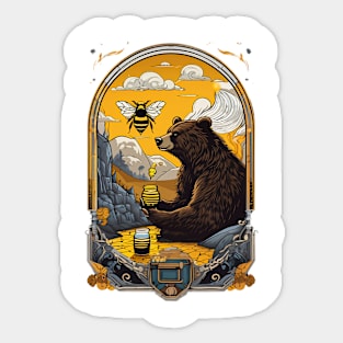 HONEY AND BEAR Sticker